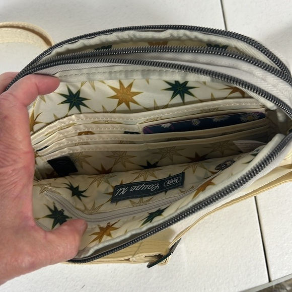 Lug Coupe XL Convertible Crossbody Metallic Champagne NWT - Picture 5 of 10